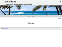 Tablet Screenshot of markbutts.info